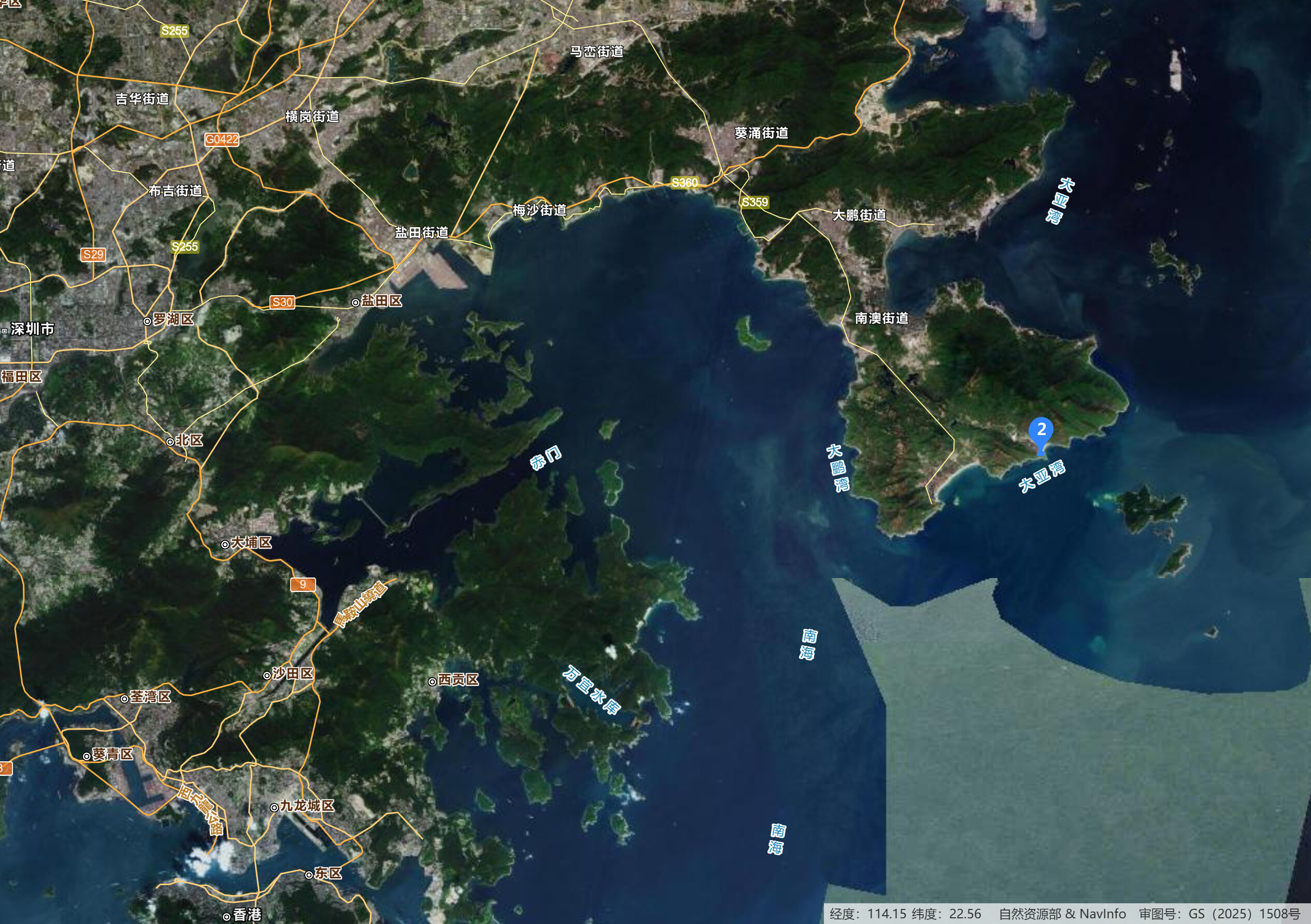 截图来源:自然资源部在线地图