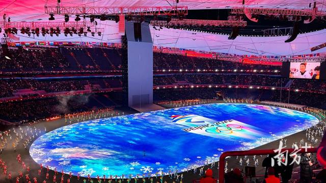 励丰科技在北京冬奥会闭幕式上打造裸眼3D视效。