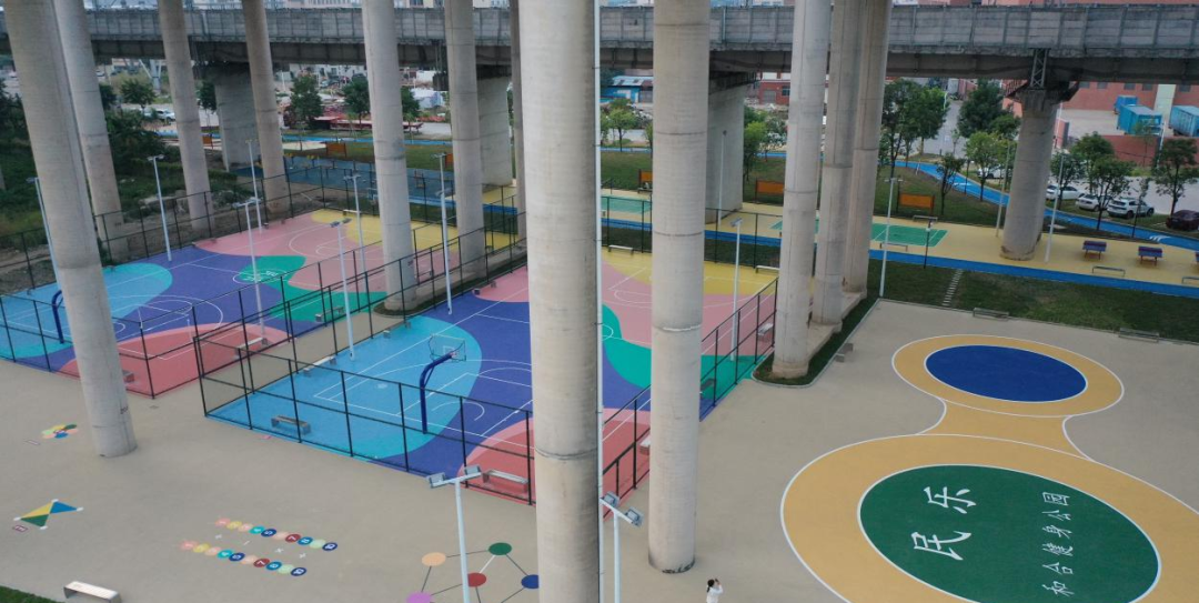 改造后的东凤民乐社区桥下空间