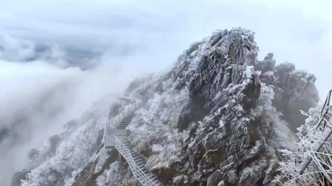 Guangdong welcomes its first snowfall of winter