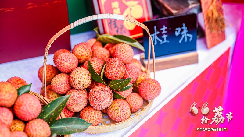 擦亮“甜蜜名片”！6·6给“荔”节助广东荔枝甜遍全球