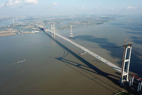 Construction of Second Humen Bridge progresses