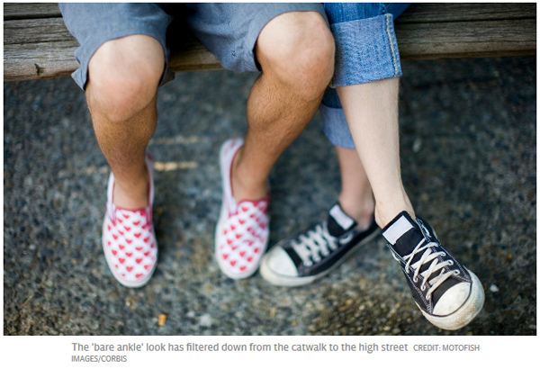 Wearing shoes without socks leads to rise in cases of athlete's foot, Royal College of Podiatry warns