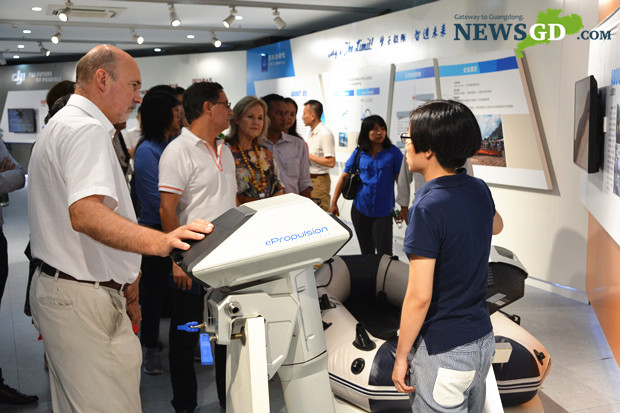 Delegation visit Songshan Lake Robotic Technology Park in Dongguan.
