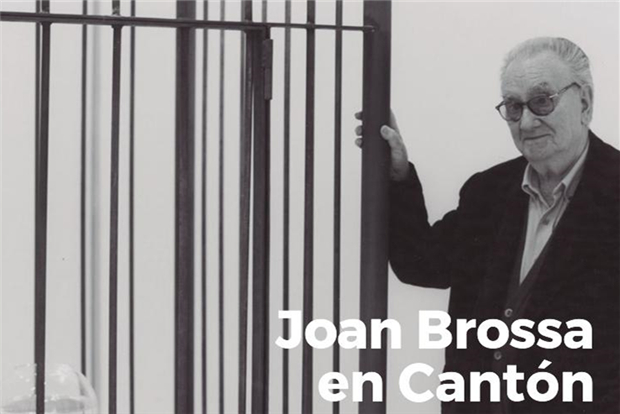 Original visual poetry by Spanish poet Joan Brossa exhibited in Guangzhou