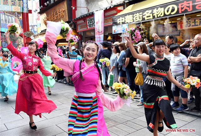 Local Chinese celebrate National Day in Japan