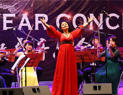 China's Tianjin Symphony Orchestra perform in Nepal to mark New Year