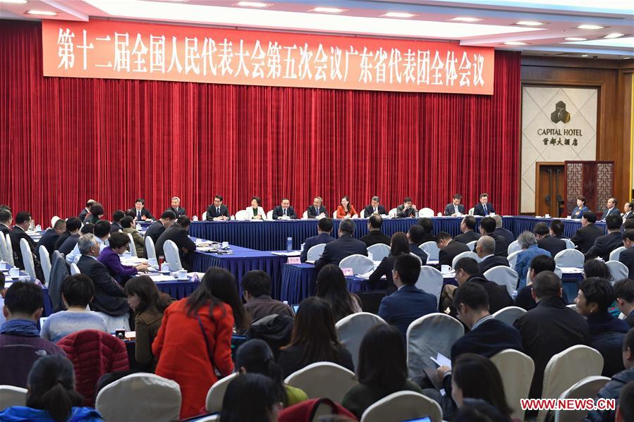  The meeting was opened to media. (Xinhua/Chen Yehua)