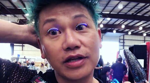 LED false lashes might be the most bizarre beauty trend yet