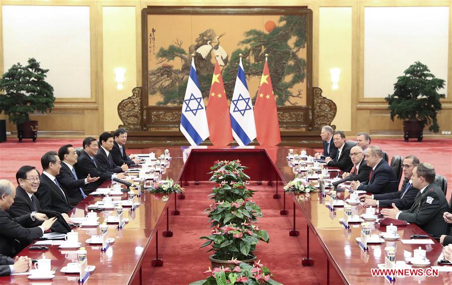 CHINA-BEIJING-LI KEQIANG-ISRAELI PM-TALKS (CN)