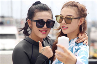 Miss Scuba China Candidates dazzling Shenzhen