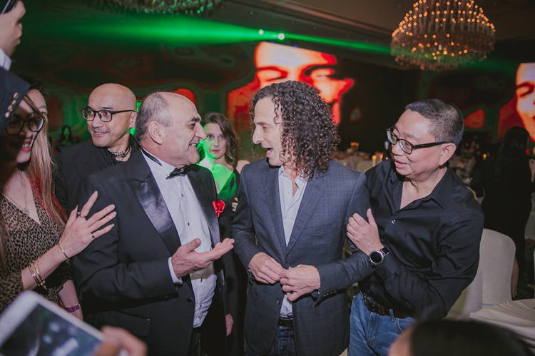 O.M.G. it's Kenny G at AmCham Winter Ball!