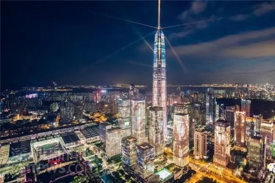 Fantacy light show test in Futian