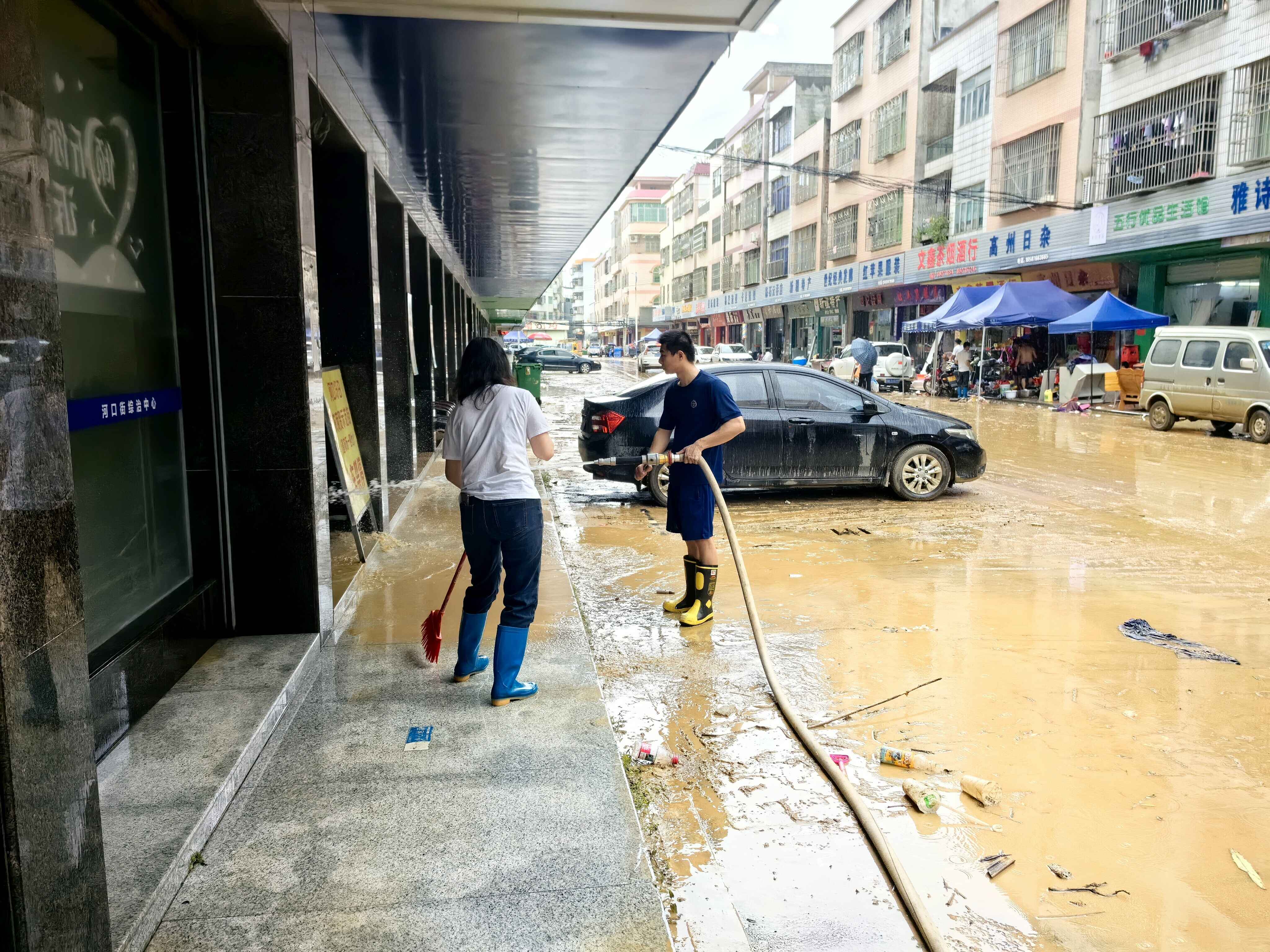 云城消防在行动 全力做好灾后复工复产