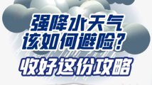 强降水天气如何避险?这份攻略请收好! 强降水天气如何避险?这份攻略请收好!