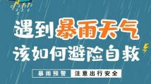 遇到暴雨天气,我们该如何避险自救? 遇到暴雨天气,我们该如何避险自救?