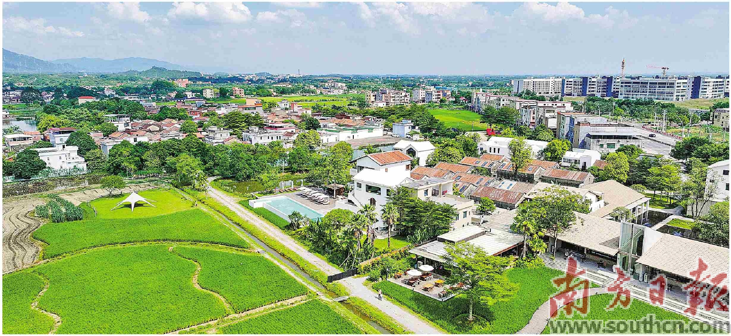 　　近年来，清远三坑镇三和村积极发展乡村旅游，从平平无奇的小村庄蝶变成有颜值的“民宿村”。 南方日报记者 曾亮超 摄