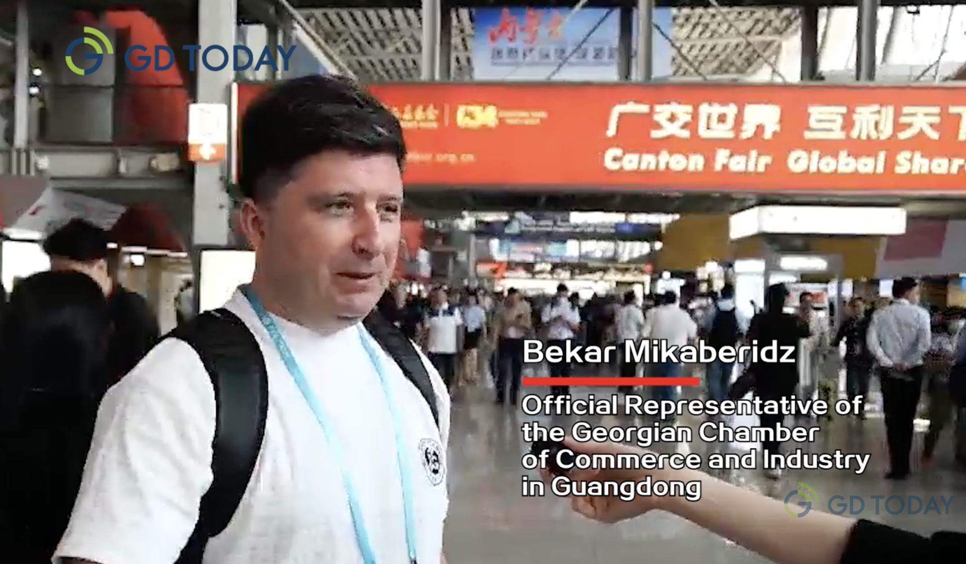 　　Bekar Mikaberidz, Official Representative of the Georgian Chamber of Commerce and Industry in Guangdong