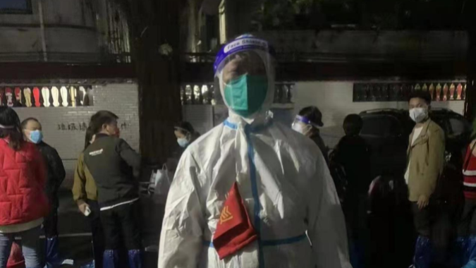 “我在康鹭片区做志愿者”