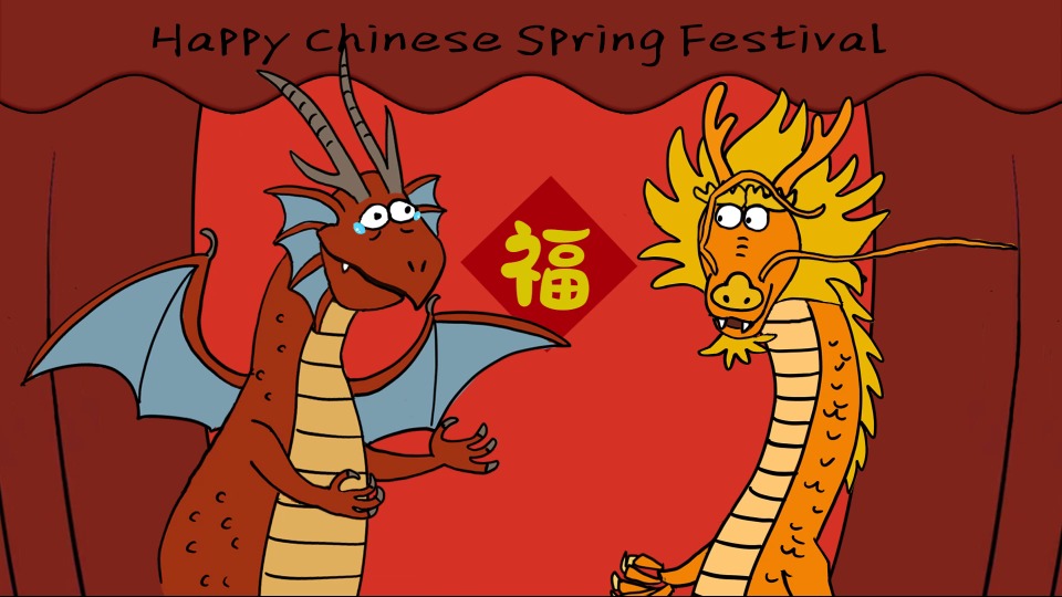 Cartoon: Dragon Drama