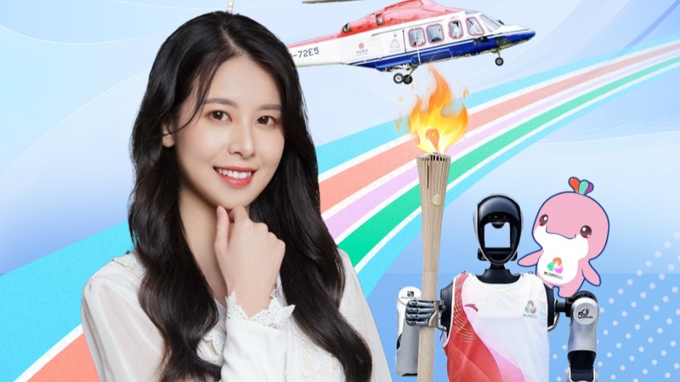 海陆空高能名场面！十五运会圣火映照同心湾区