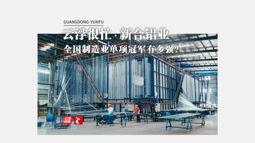 云浮很忙· 新合铝业丨全国制造业单项冠军有多强？
