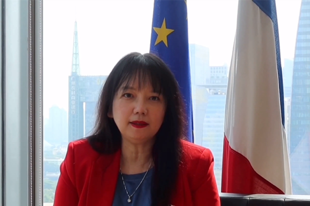 French CG in GZ extends greetings to friends in South China