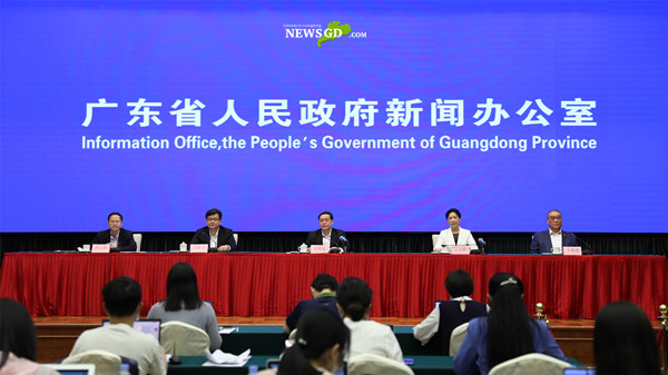 The 47th press conference on Guangdong's fight against COVID-19 was held in Guangzhou today. (Photo: Cao Yaqin)