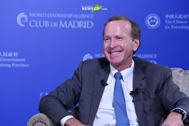 Neil Bush, third son of Former US President George H.W. Bush, as well as the chairman of the George H.W. Bush Foundation for U.S.-China Relations (Photo: Steven Yuen)