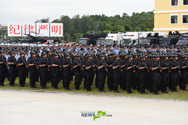 Guangdong Police to strengthen security safeguards (Photo: Steven Yuen)