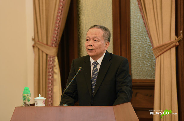 Ou Yuezhou, president of the Guangdong Association of Environmental Protection (Photo: Steven Yuen)