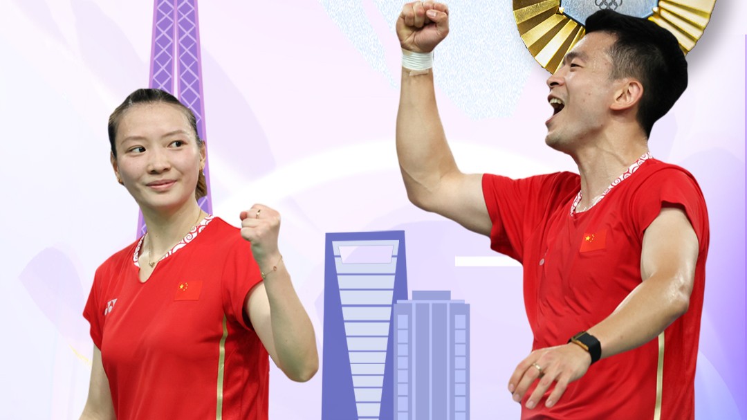China's Zheng/Huang win badminton mixed doubles gold at Paris Olympics