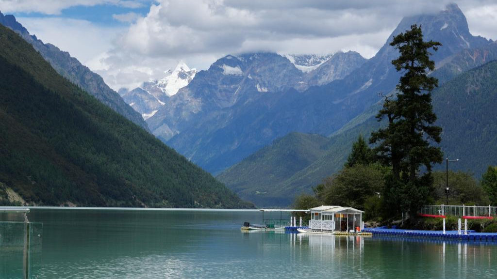 View of Basomtso scenic area in Nyingchi, SW China