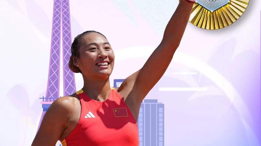 Olympics | China's Zheng Qinwen wins tennis women's singles gold