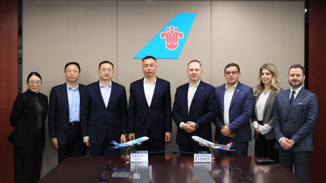 China Southern Airlines and Air Serbia ink codeshare agreement to boost air connectivity