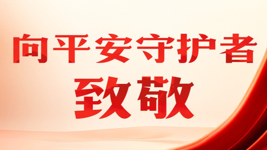愿每一次出警都能平安归来 向人民警察致敬