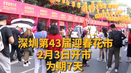 深圳迎春花市开启，百花争艳候宾客