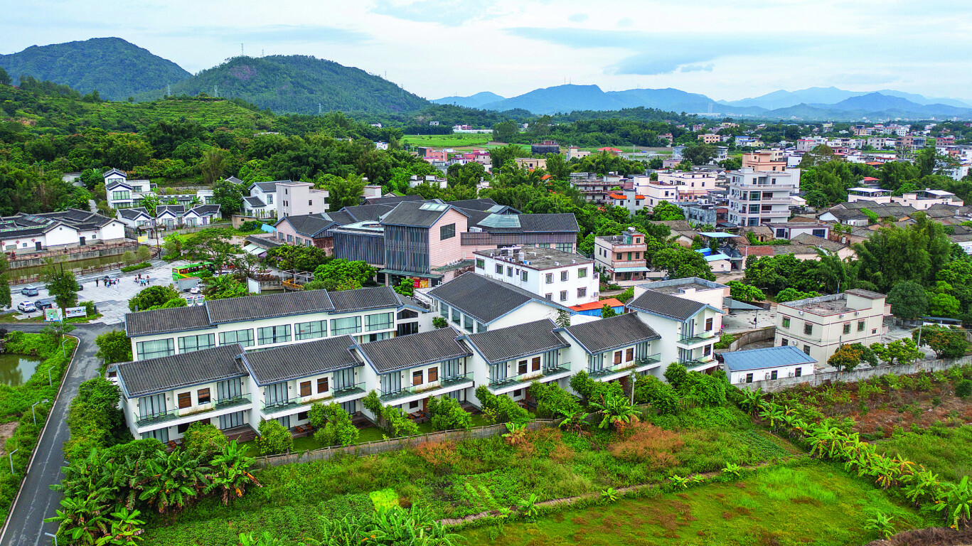 矮光村发展多种文旅新业态吸引游客。这是良井·原乡文旅项目外景。惠州日报记者 陈涛 汤渝杭 摄