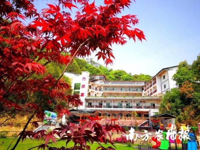 位于河源市东源县新港镇的万绿客家驿站深受珠三角游客欢迎。