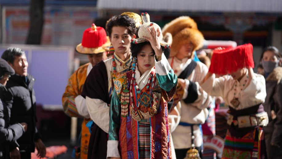 Pic story: inheritor of Lhasa costume making technique in China's Xizang