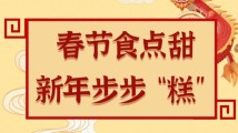 春节食点甜,新年步步“糕” 春节食点甜,新年步步“糕”