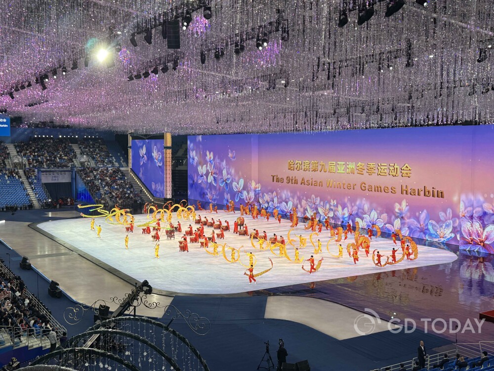 Picture | Highlights of opening ceremony of 9th Asian Winter Games