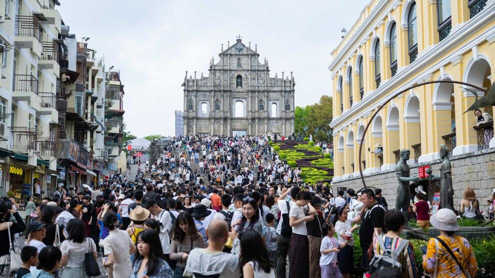 Macao sees record-breaking tourist flow during May Day holiday