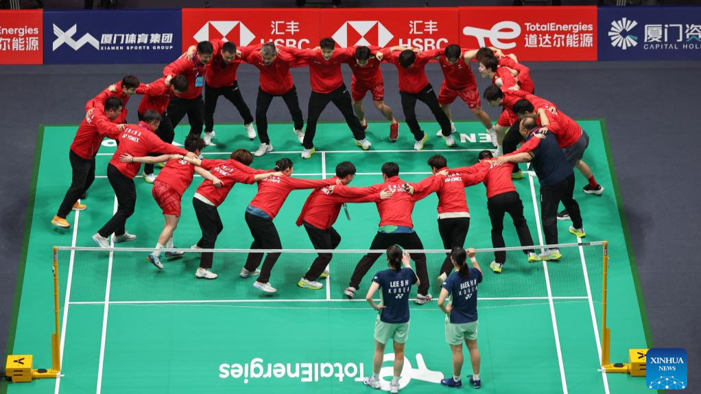 China beats S. Korea to clinch 14th Sudirman Cup title