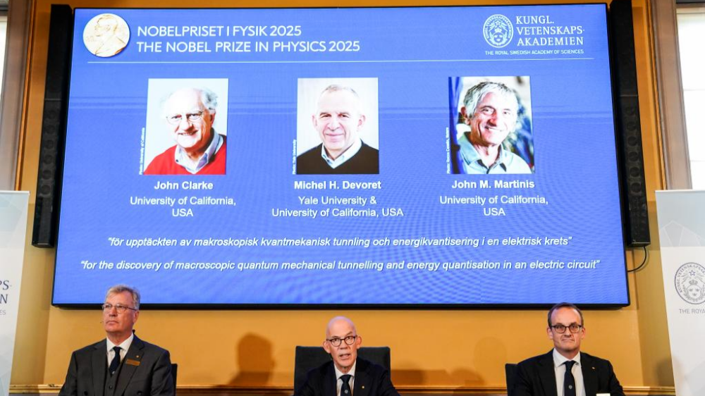 Three scientists win Nobel Prize in Physics for discovery of macroscopic quantum phenomena