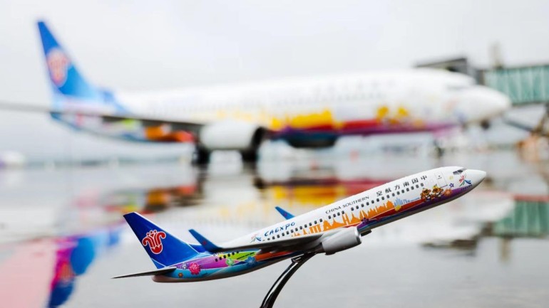 InPics: China Southern launches a painted aircraft for China-ASEAN Expo