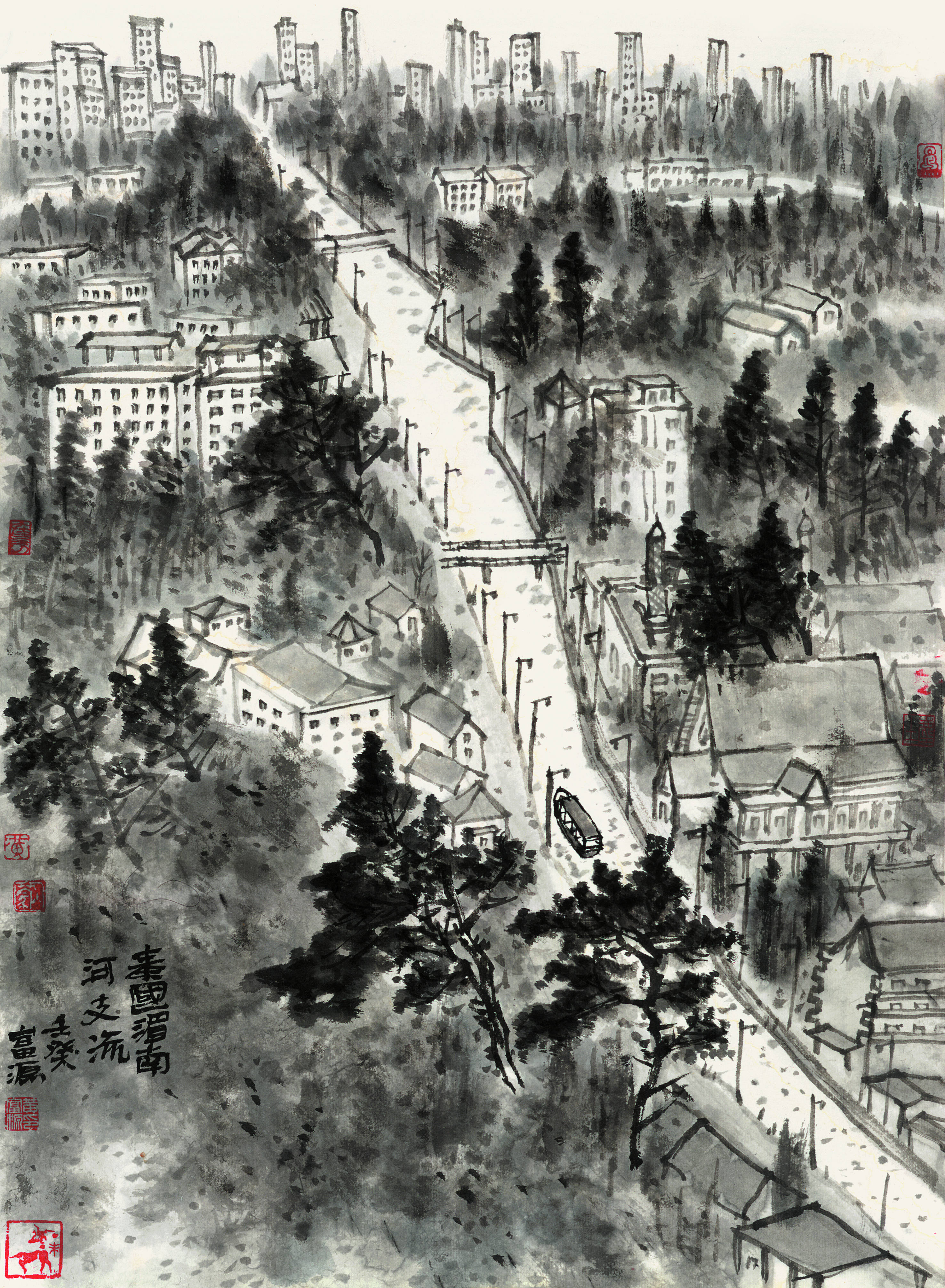 黄富源《泰国湄南河支流》46cm×34cm 2023年