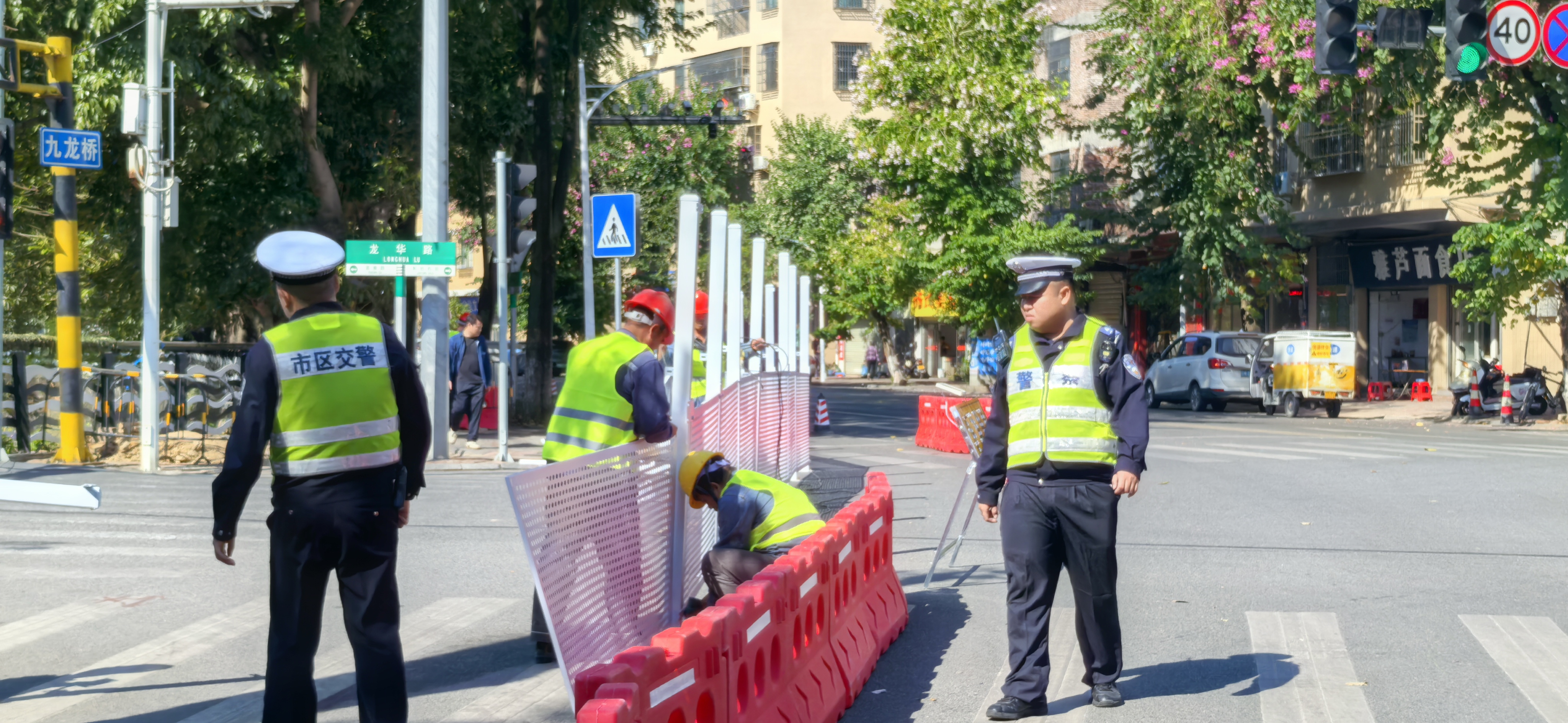 云城九龙桥改造工程今日正式动工建设