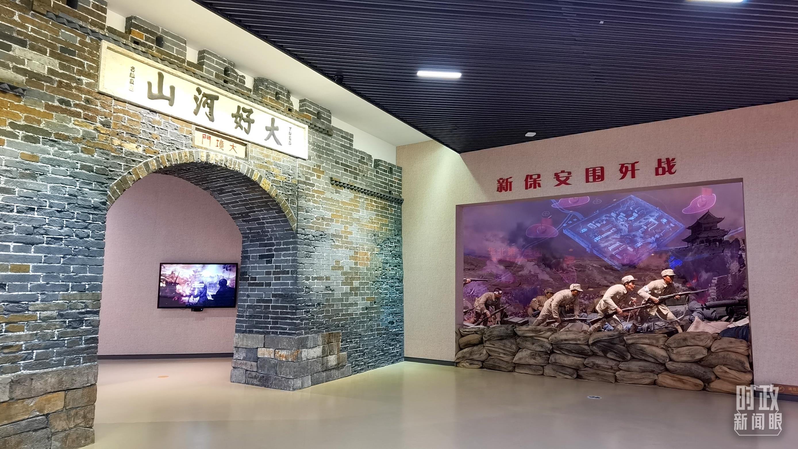 平津战役纪念馆主展馆由序厅、战役决策、战役实施等六个部分组成。（总台央视记者郭鸿拍摄）