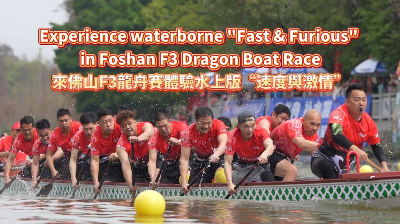 Foshan F3 Dragon Boat Race kicks off